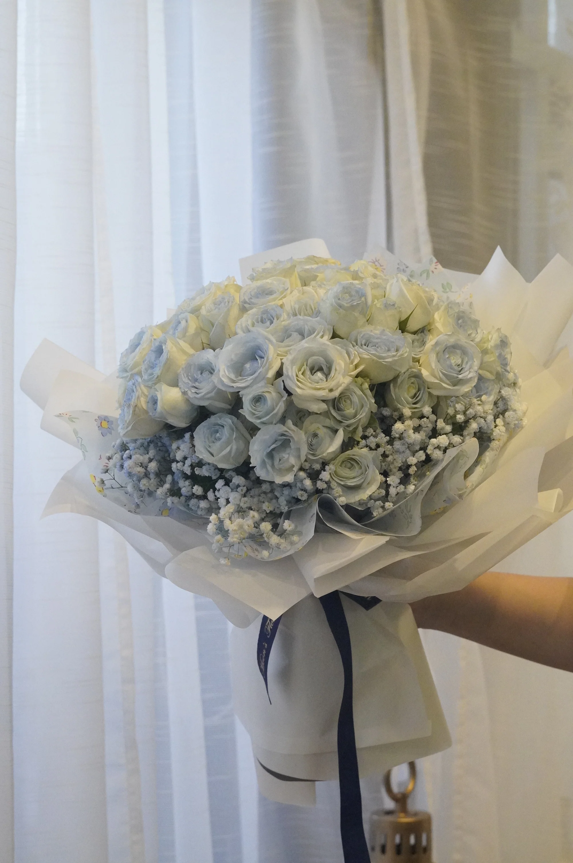 Baby Blue Spray Roses - Image 2