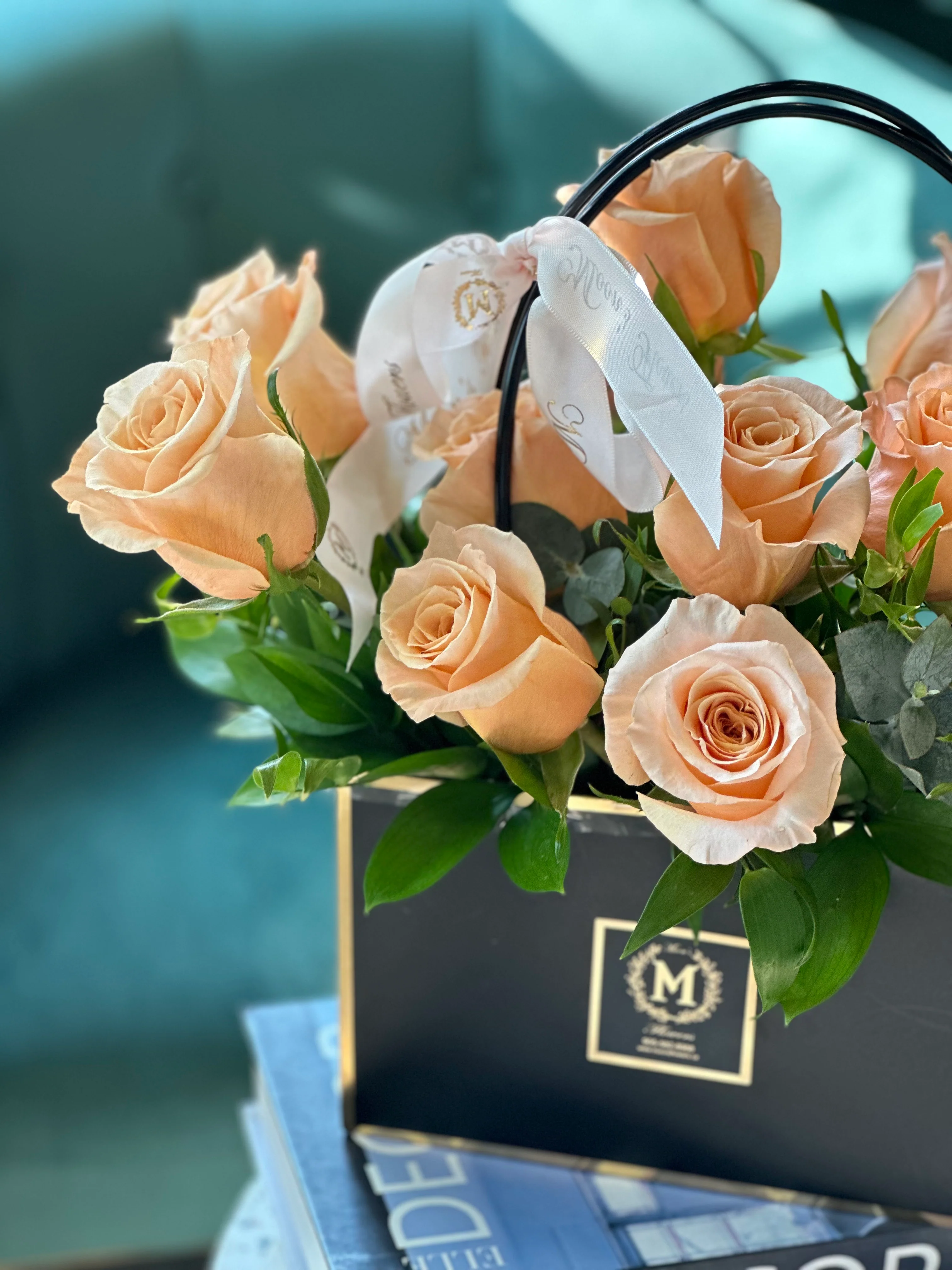 MOTHER'S DAY - 12 Roses-Basket of love - Image 6