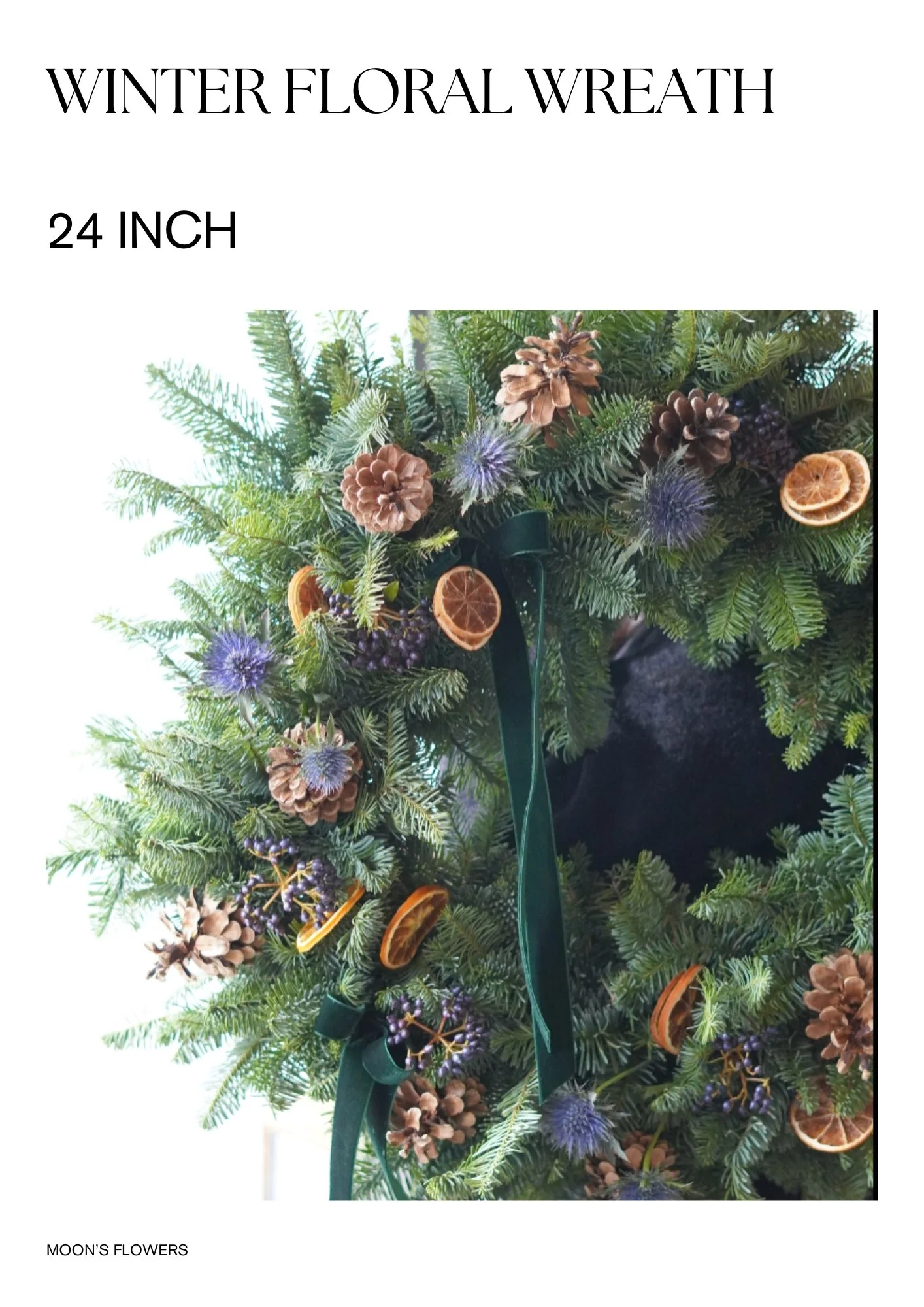 Winter Floral Wreath