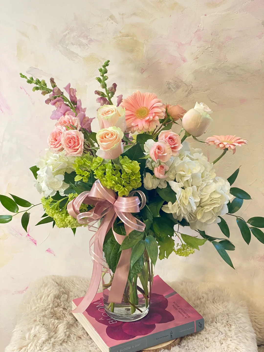 Mix Sympathy Flowers Vase - Image 2