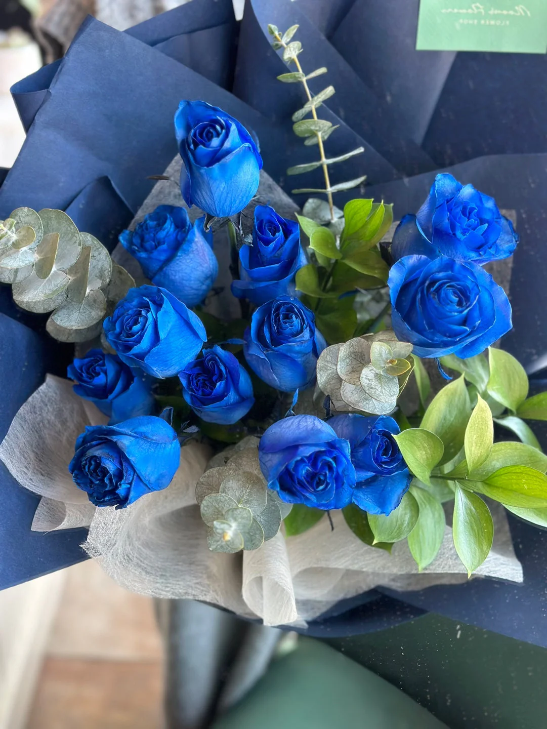 Mother's Day - Blue Rose Bouquet (6, 12 , 24 Roses) - Image 3