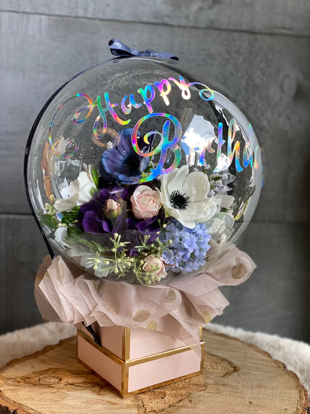Mother's Day - Flower Balloon Arrangement - Image 2
