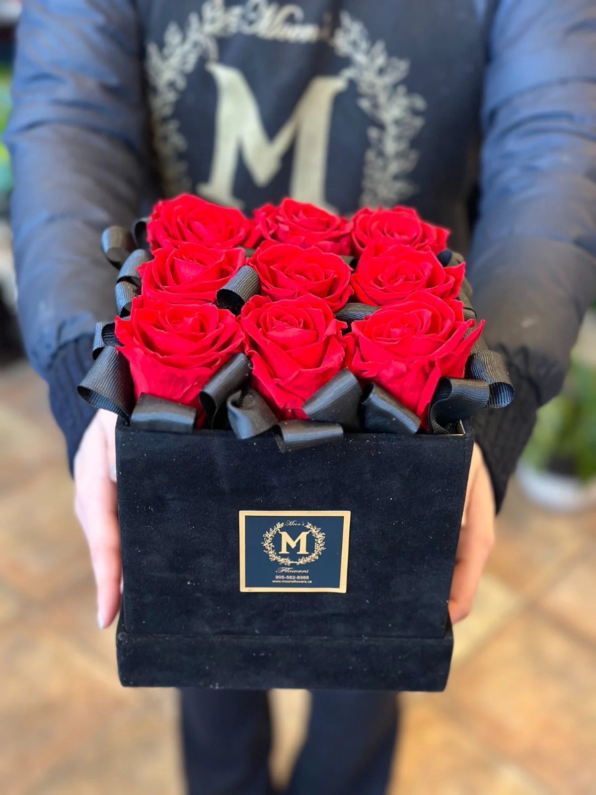 Mother's Day - Preserved Rose in Velvet Box - 9 - Image 2