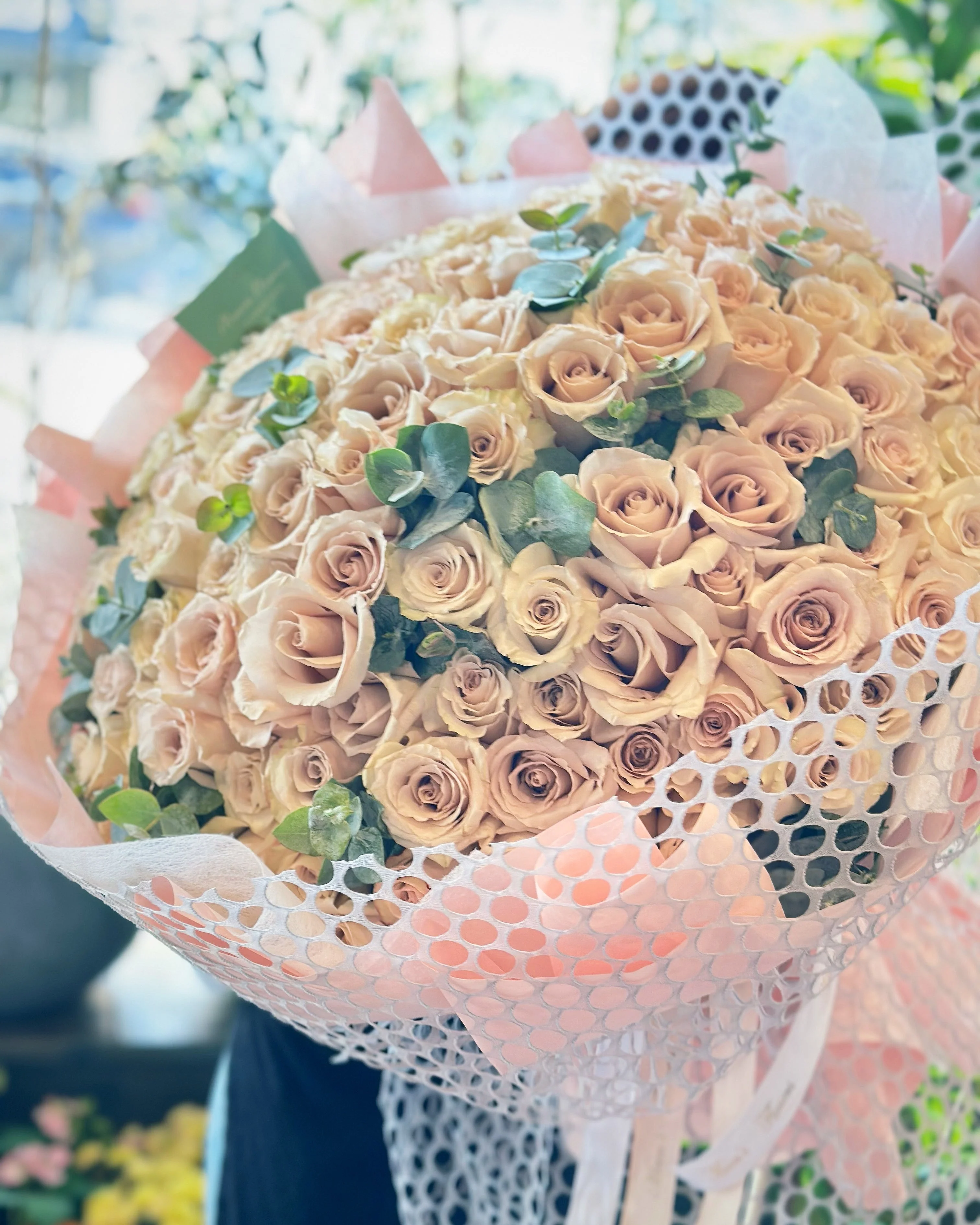 Mother's Day - Red Roses Bouquet-100 - Image 4