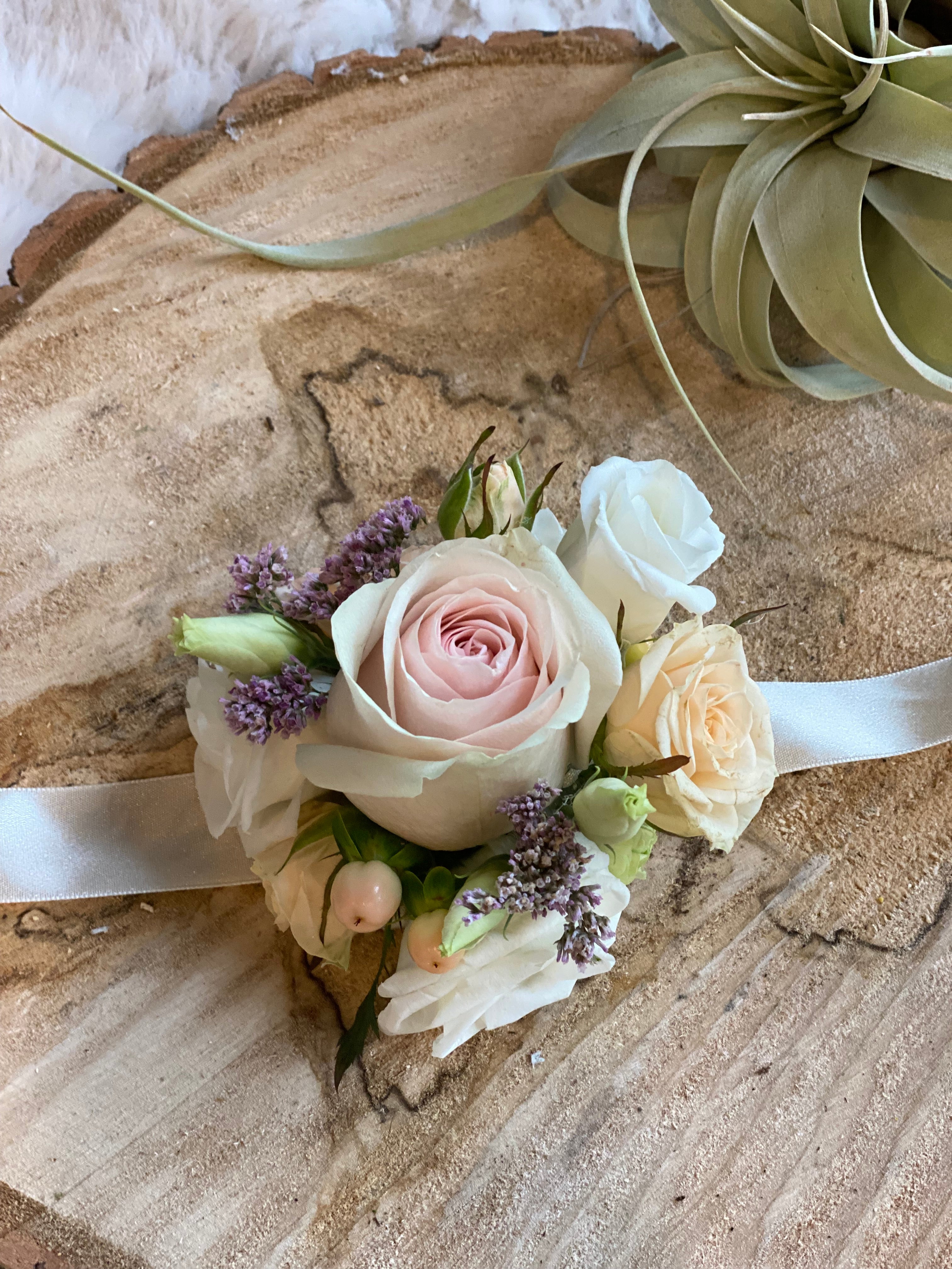 Pink and White Corsage - Image 2