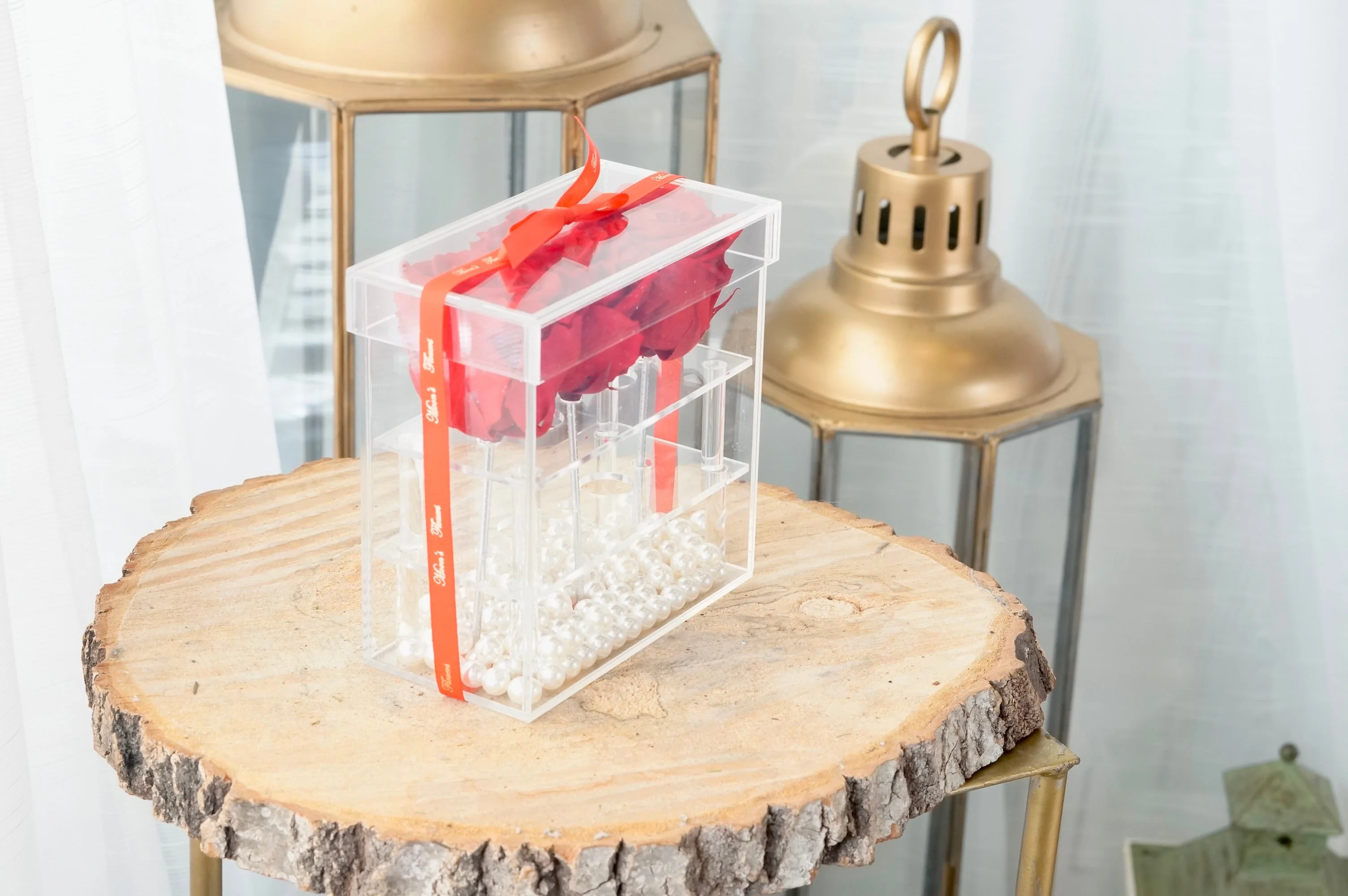 Preserved Rose in a Acrylic Box-3 - Image 3