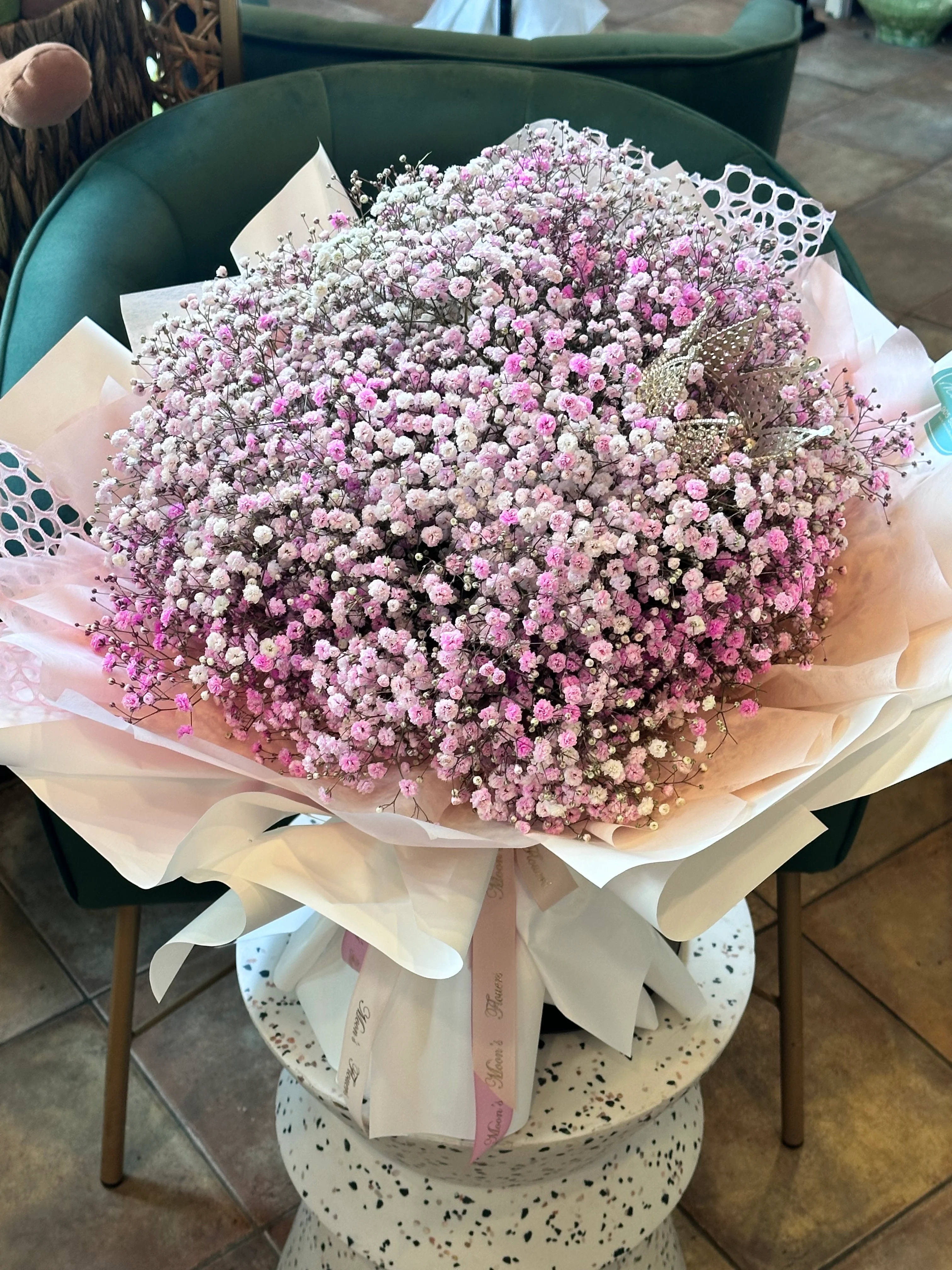 Valentine’s Day - Baby's Breath Bouquet - Image 4