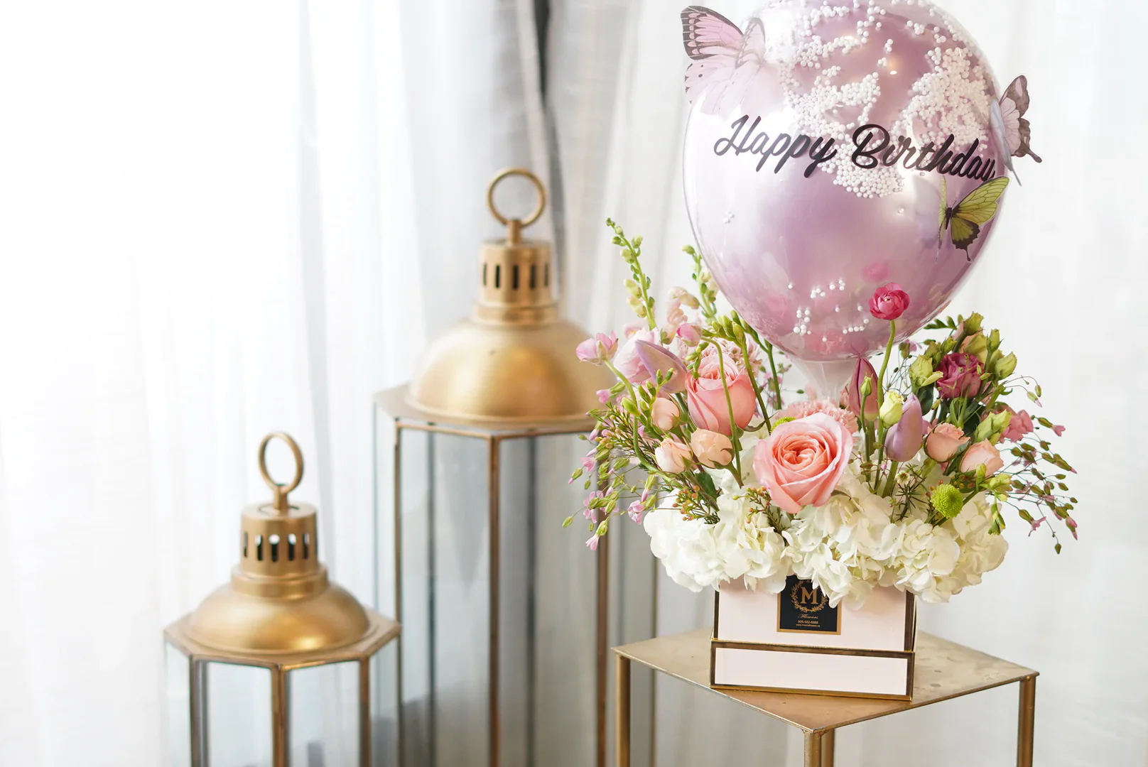 Valentine's Day - Balloon with Flowers - Image 4