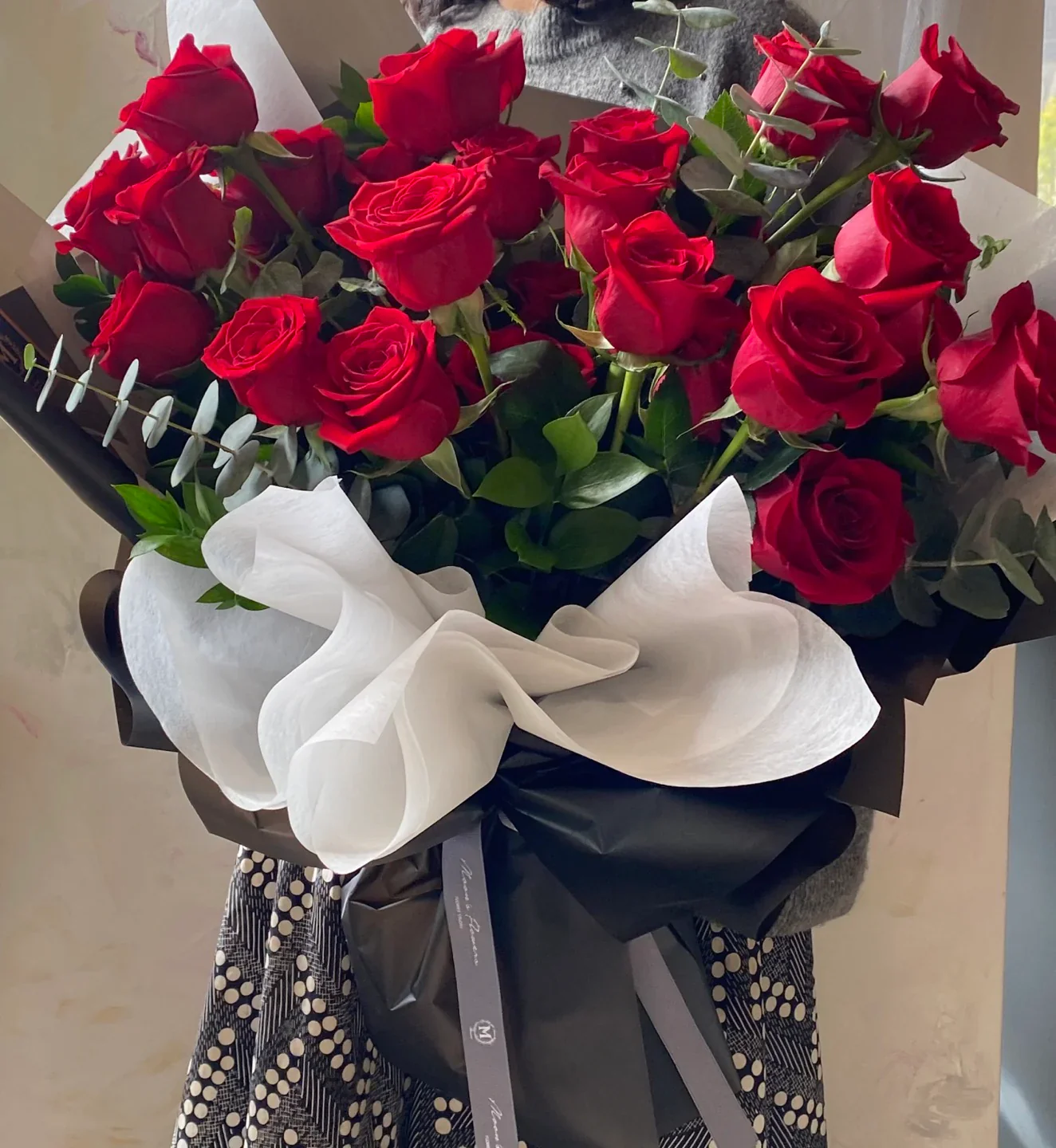 Valentine's Day- Classic Rose Dozen Bouquet $111